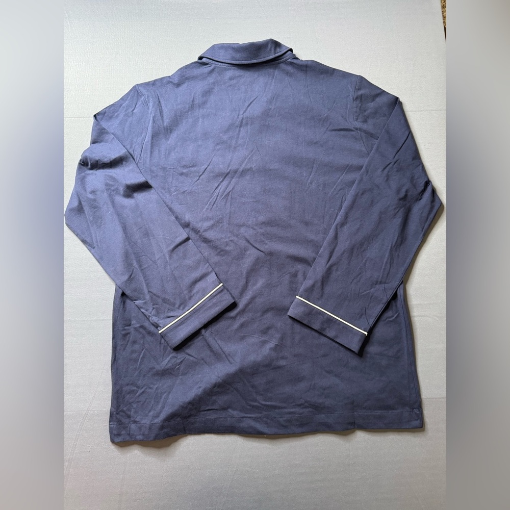 DAVID ARCHY Blue Drawstring Lounge Pajamas Pants Top PJ Set size Large mens #833 - Picture 6 of 10